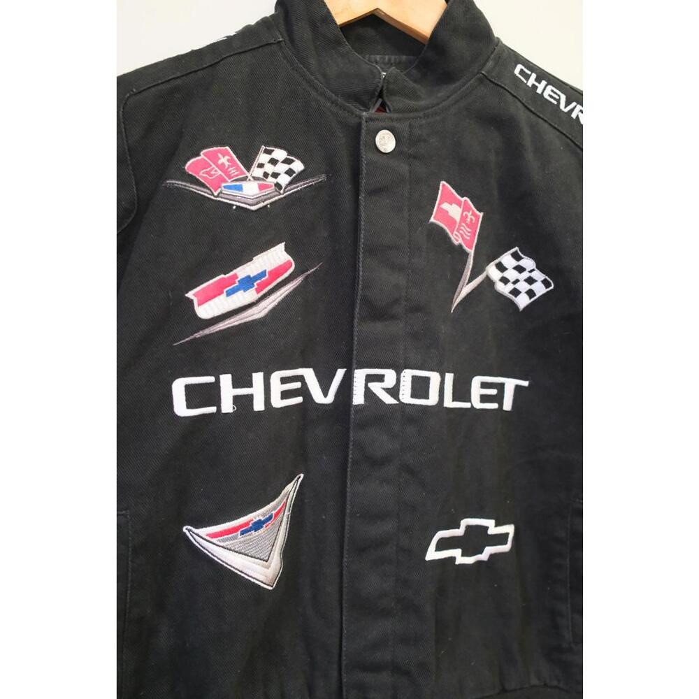 90's SR Designs Chevrolet Fuel Injection Racing Jacket - Picture 3 of 7